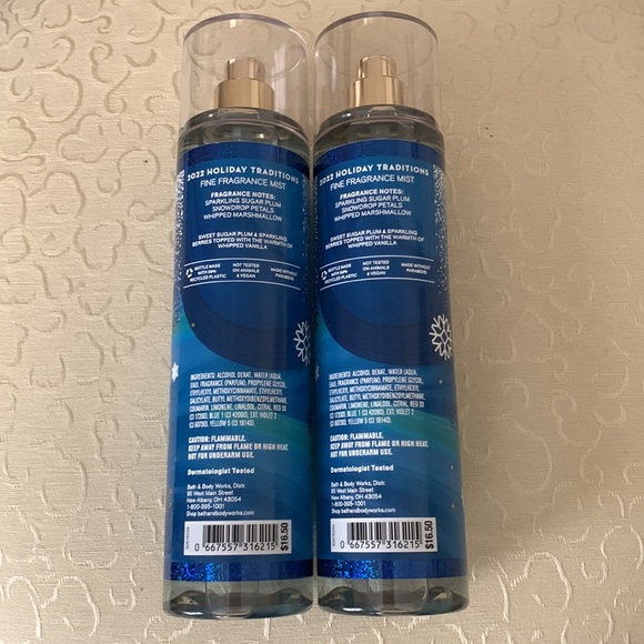 BRAND NEW BATH & BODY WORKS ICED SUGAR PLUM FINE FRAGRANCE MIST - Picture 2 of 2